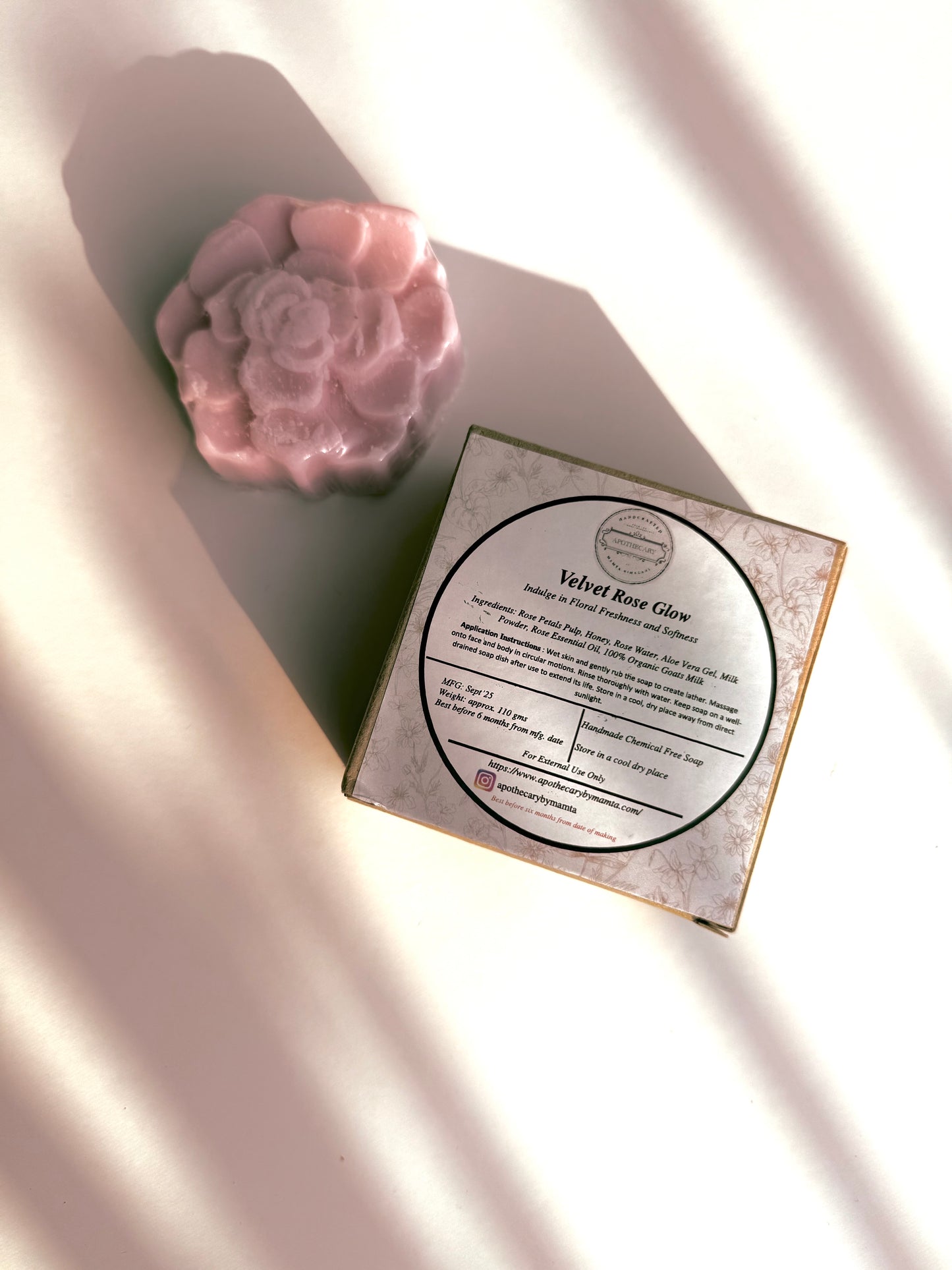 Velvet Rose glow, the body bar