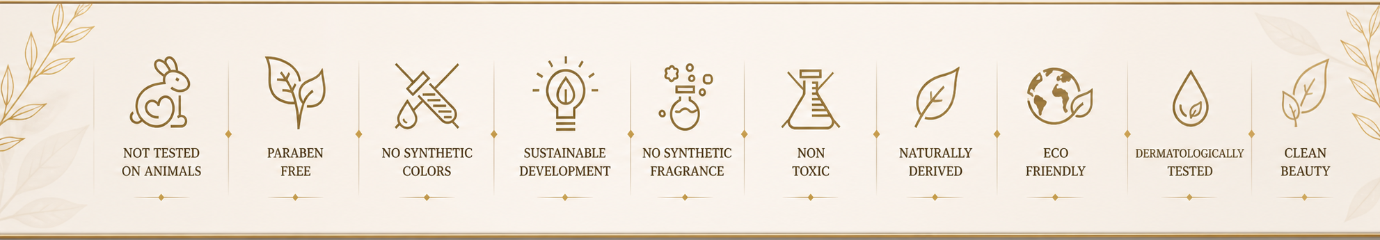 Clean beauty banner